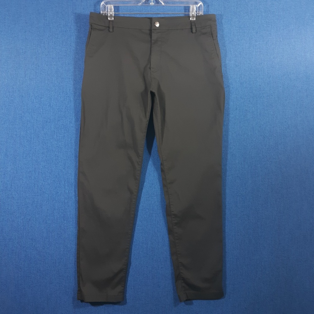 Birddogs Pants Mens 34 x 30 Gray Tapered Leg Chino Boom. For Your Boomstick